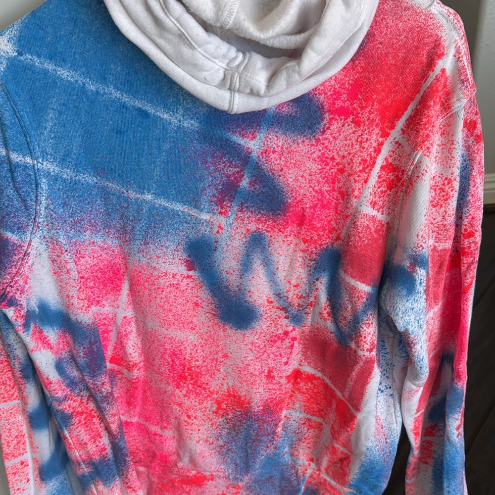 Aviator Nation rare new with tags tie-dye hoodie size medium - Picture 4 of 4